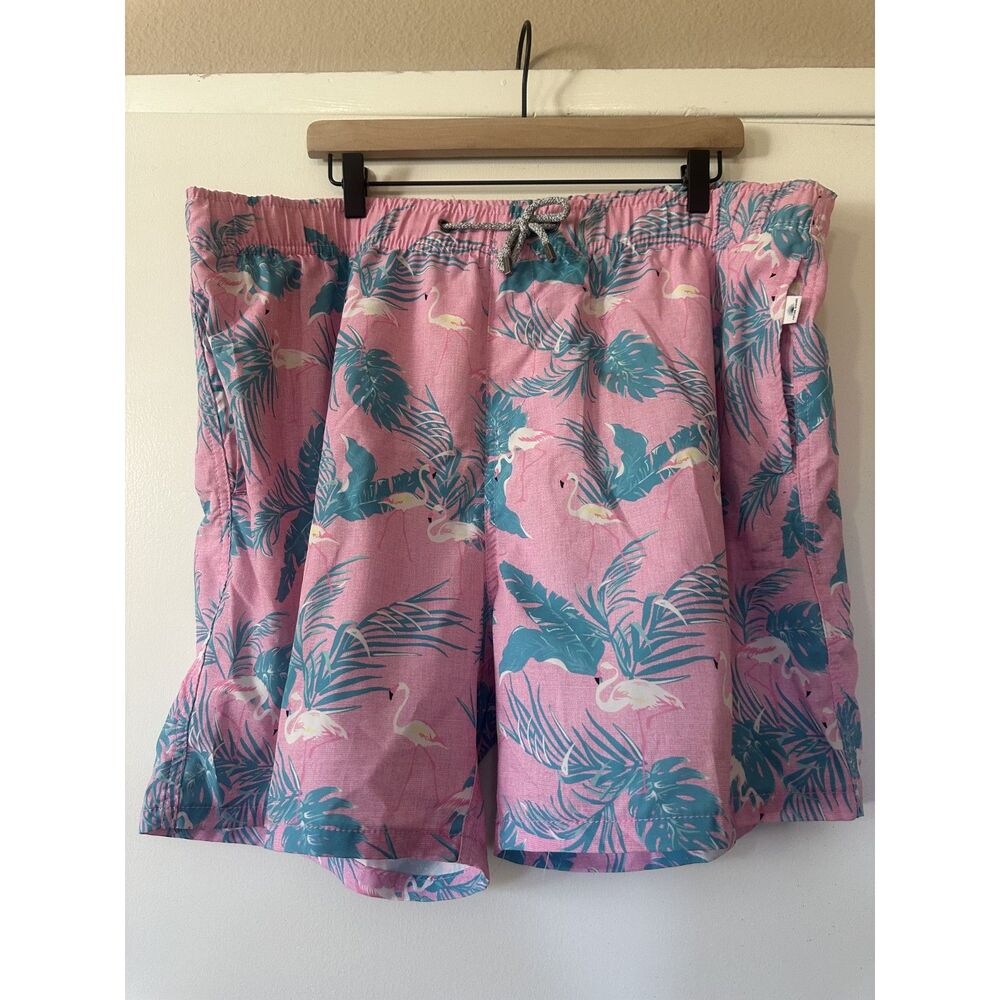 Vintage Summer Swimwear - Pink Flamingo XXL